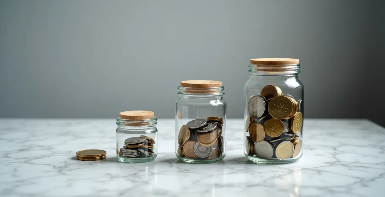 Visual representation of tiered emergency fund allocation strategy